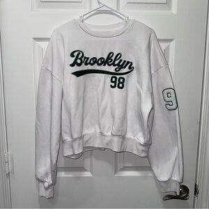 Organic Generation White Brooklyn 98 Sweatshirt Size X-Large